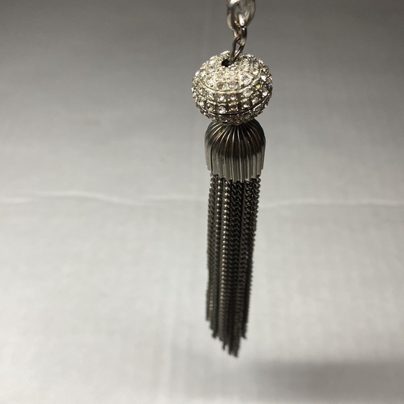 Silver plated Tassel Necklace - Picture 4 of 4
